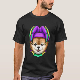 Cute Bear with Jester Hat for Mardi Gras T-Shirt