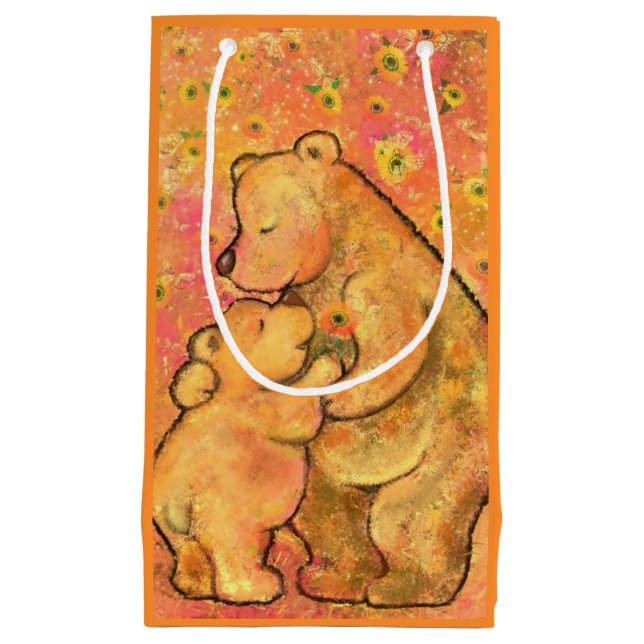 Cute Bear with Mom Gift Bag (Front)