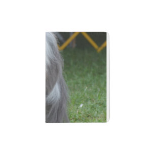 Cute Bearded Collie Passport Holder