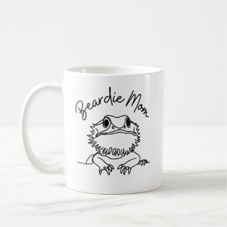 Cute Bearded Dragon Beardie Mom Minimalist Coffee Mug
