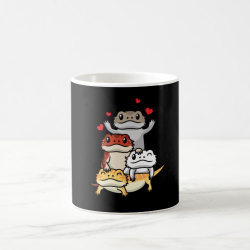 Cute Bearded Dragon Pogona Coffee Mug