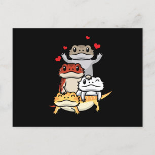 Cute Bearded Dragon Pogona Postcard