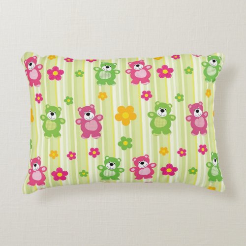 Cute Bears Accent Pillow