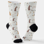 Cute Bears in the Woods Pattern Socks