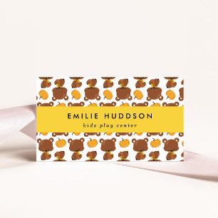 Cute Bears, Kids Play Center, Activity Center Business Card