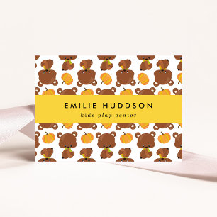 Cute Bears, Kids Play Center, Activity Center Business Card