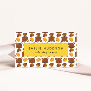 Cute Bears, Kids Play Center, Activity Center Business Card