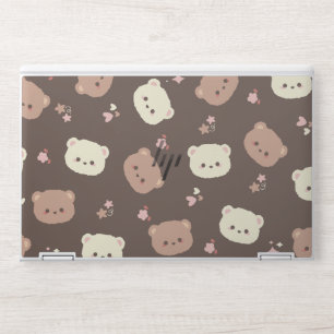 Cute Bears Pattern HP Laptop Skin