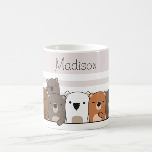 Cute Bears Personalized Coffee Mug