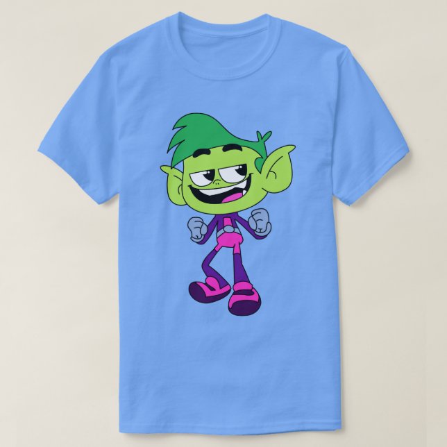 Cute Beast Boy T-Shirt (Design Front)