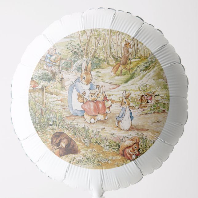 Cute Beatrix Potter Peter and Friends  Balloon (Front)