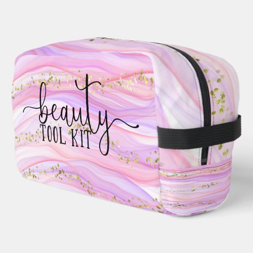 Cute beauty tool word art dopp kit