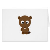 Cute Beaver (Front Horizontal)