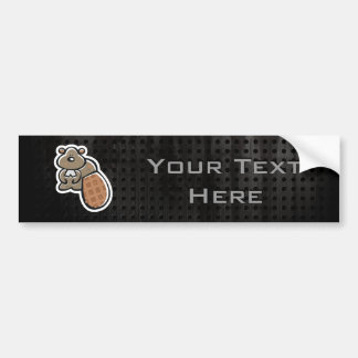 Cute Beaver; Cool Bumper Sticker