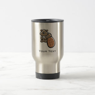 Cute Beaver; Cool Travel Mug
