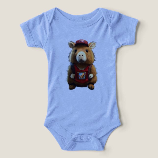 Cute Beaver  Infant T-shirt (Design Front)