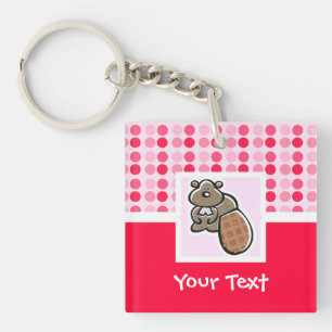 Cute Beaver Keychain