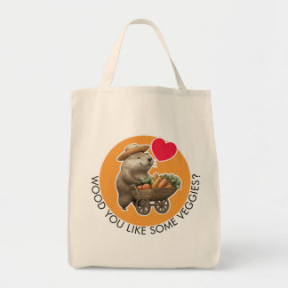 Cute Beaver Tote Bag