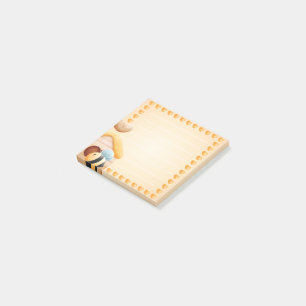 Cute bee 3"x3" post-it notes