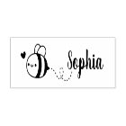 Cute Bee and Heart Handwritten Font Personalized