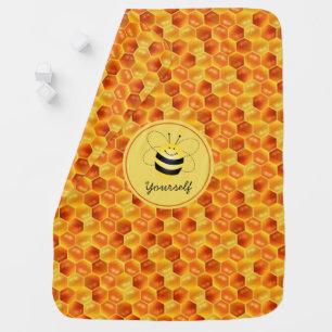 Cute Bee Baby Blanket