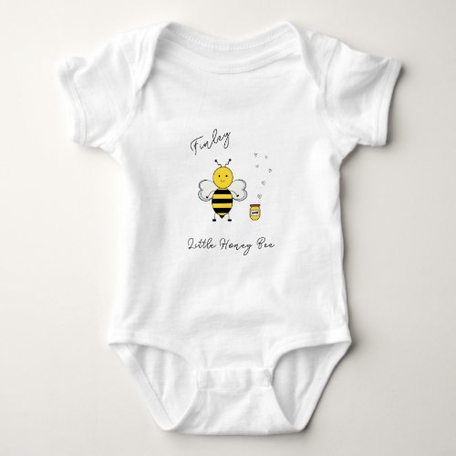 Cute Bee Baby_growBodysuit  Baby Bodysuit Custom 