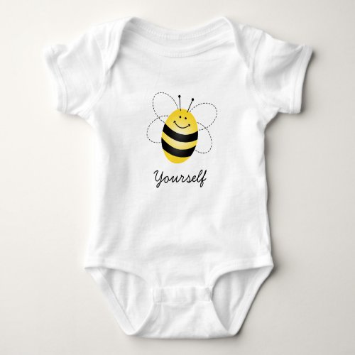 Cute Bee Baby Jersey Bodysuit