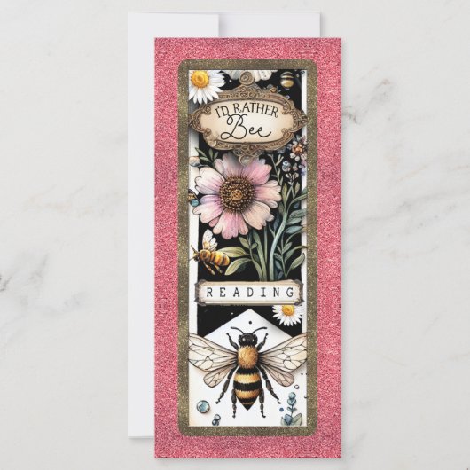 Cute Bee Bookmarker (Front)