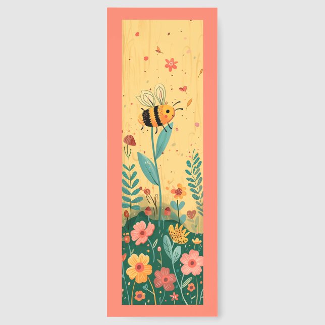 Cute Bee Bookmarks (Back)