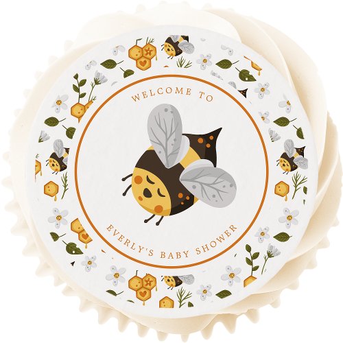 Baby Shower Treats 11 Cute Bee Bumblebee Baby Shower Edible Frosting Rounds