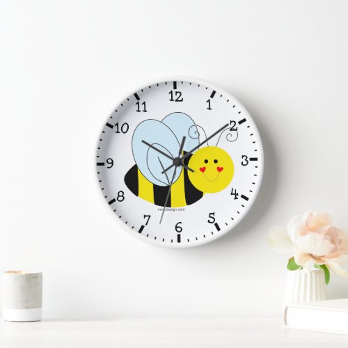 Cute Bee Clock