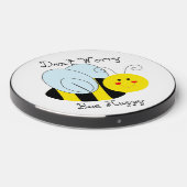Cute Bee Don't Worry Bee Happy Wireless Charger (Front 2)