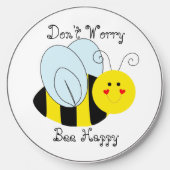 Cute Bee Don't Worry Bee Happy Wireless Charger (Front)