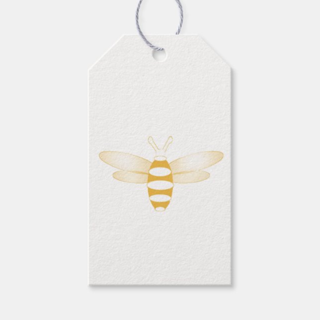 Cute Bee Gift Tag (Front)