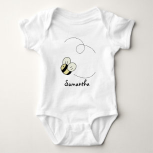 Cute Bee Happy Bumble Bee Baby Creeper
