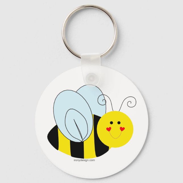 Cute Bee Keychain (Front)