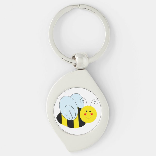Cute Bee Keychain (Front)