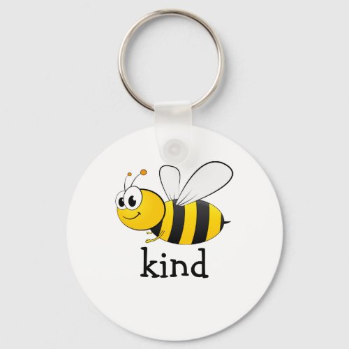 Cute Bee Kind  Keychain