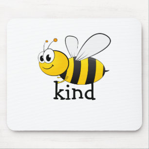 Cute Bee Kind  Mouse Pad