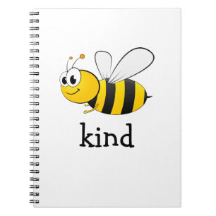 Cute Bee Kind Notebook