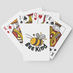 Cute Bee Kind Poker Cards