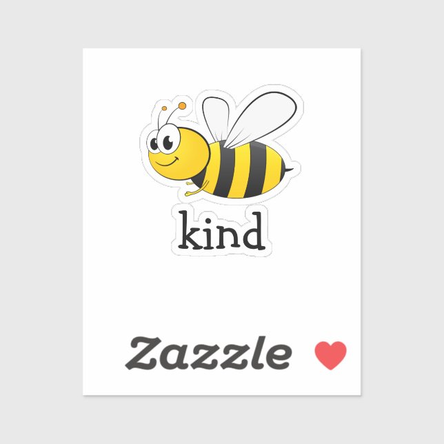 Cute Bee Kind  Sticker (Sheet)