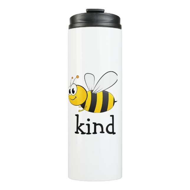 Cute Bee Kind  Thermal Tumbler (Front)