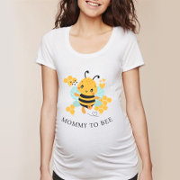 Cute bee Mom to be pregnancy reveal baby shower