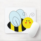 Cute Bee Mouse Pad (With Mouse)
