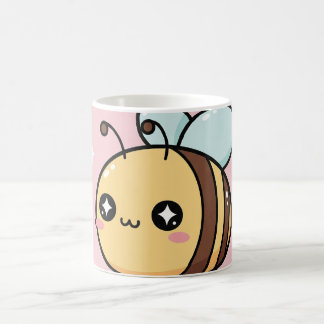 Cute Bee Mug – Kawaii Bumblebee Coffee Cup