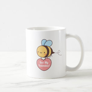 Cute Bee My Valentine Be My Valentine Coffee Mug