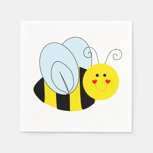 Cute Bee Napkins