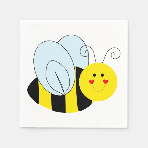 Cute Bee Napkins