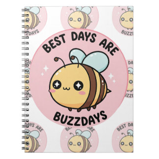 Cute Bee Notebook – Kawaii Bumblebee Journal